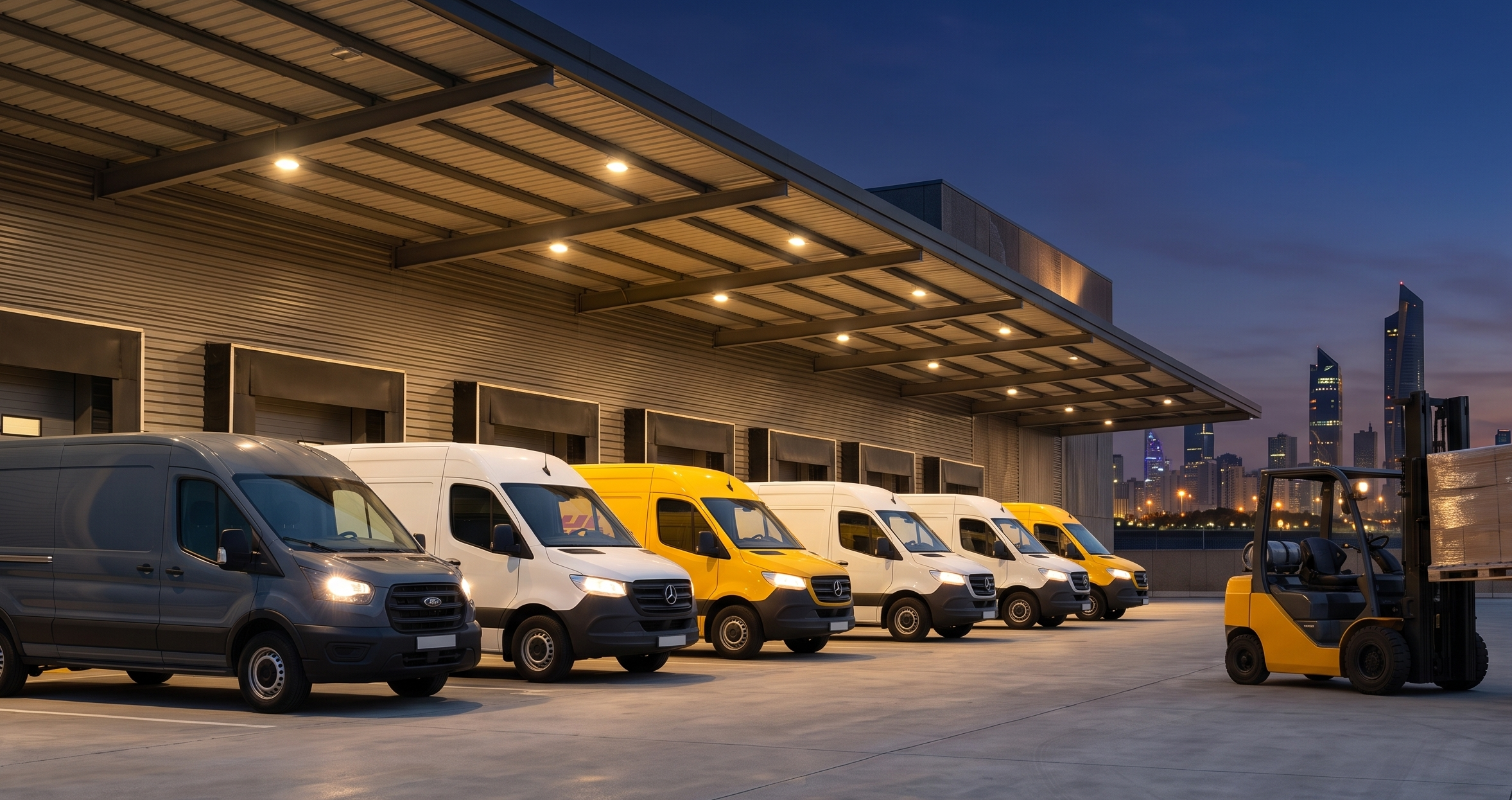 Kuba courier handing a delivery to a customer